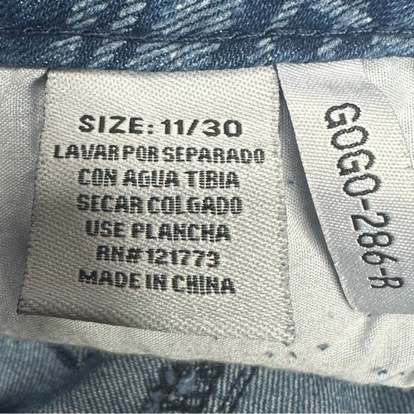 Flying Angel Gogo Plaid High Waist Flare Leg Jeans Sz: US 11/ EU 30 - Picture 7 of 8